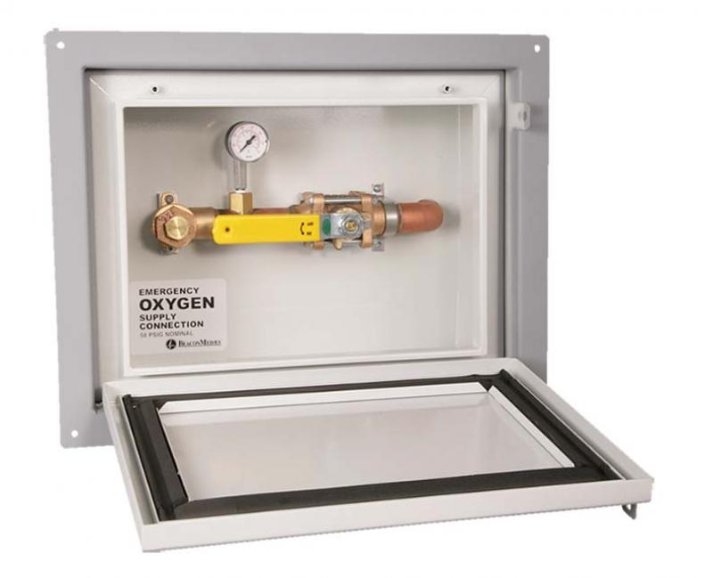 Emergency Oxygen Supply Connection Assembly